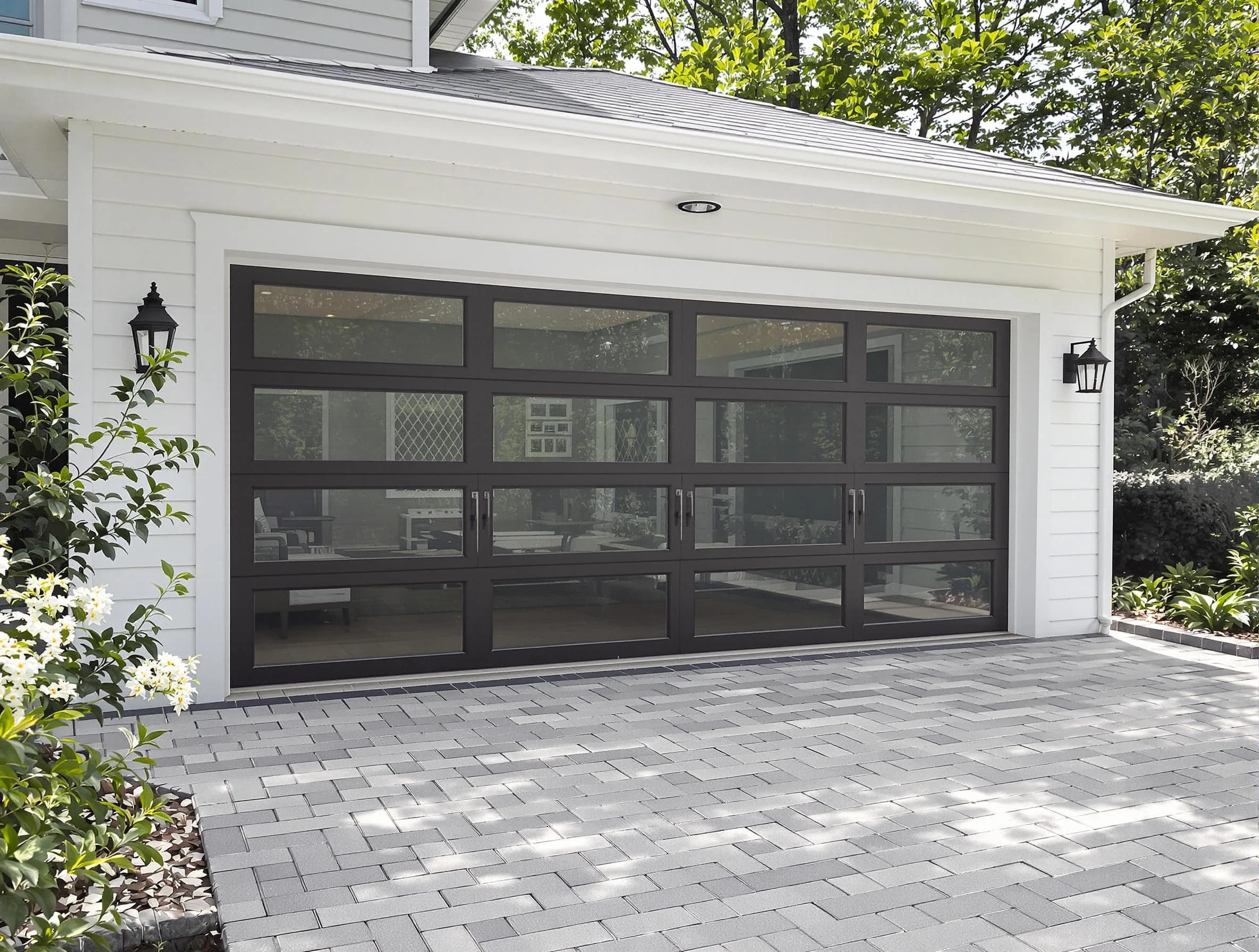 Maricopa Garage Door Repair design specialist presenting custom garage door options to Maricopa homeowner