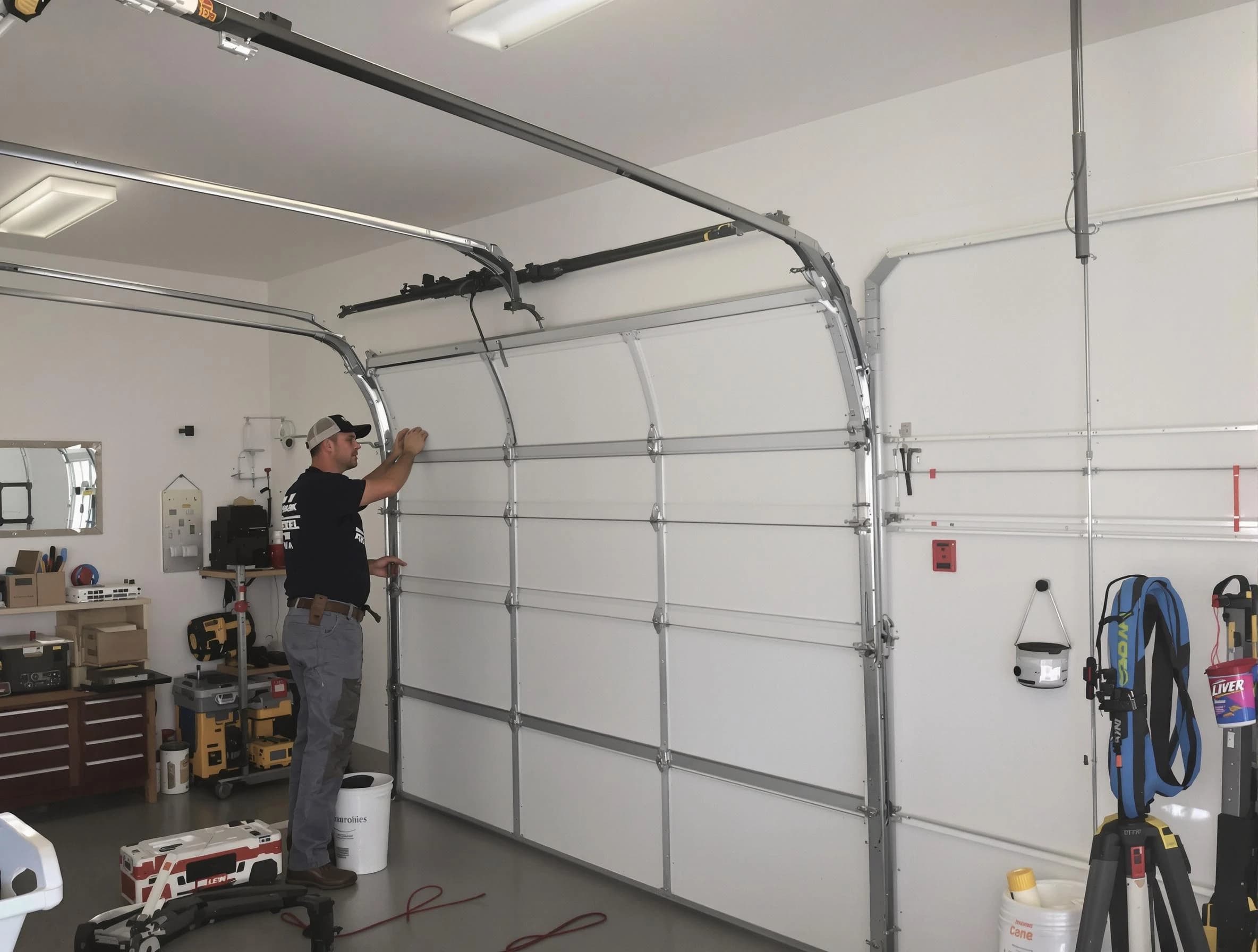 Maricopa Garage Door Repair team installing new garage door in Maricopa