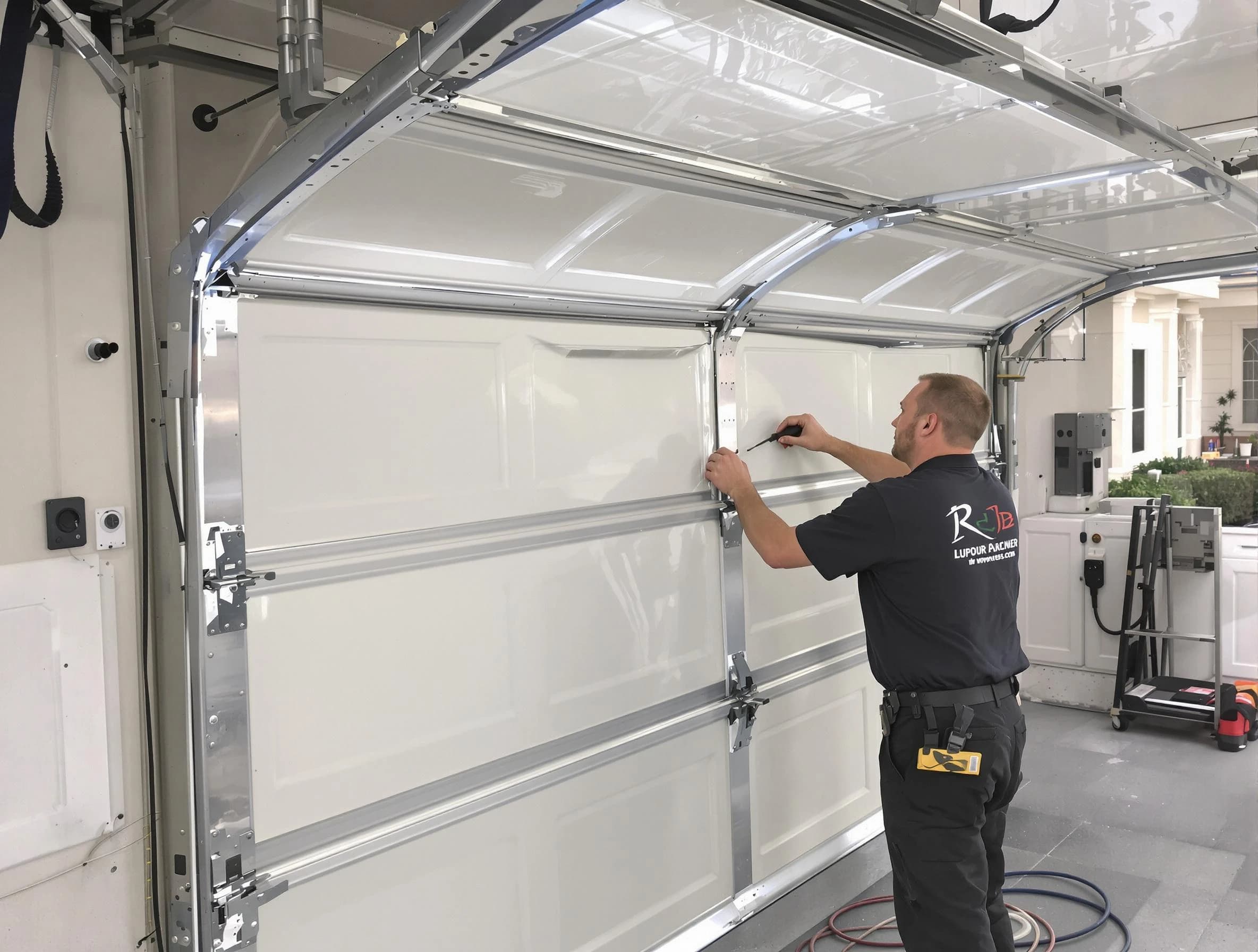 Maricopa Garage Door Repair professional performing panel repair in Maricopa