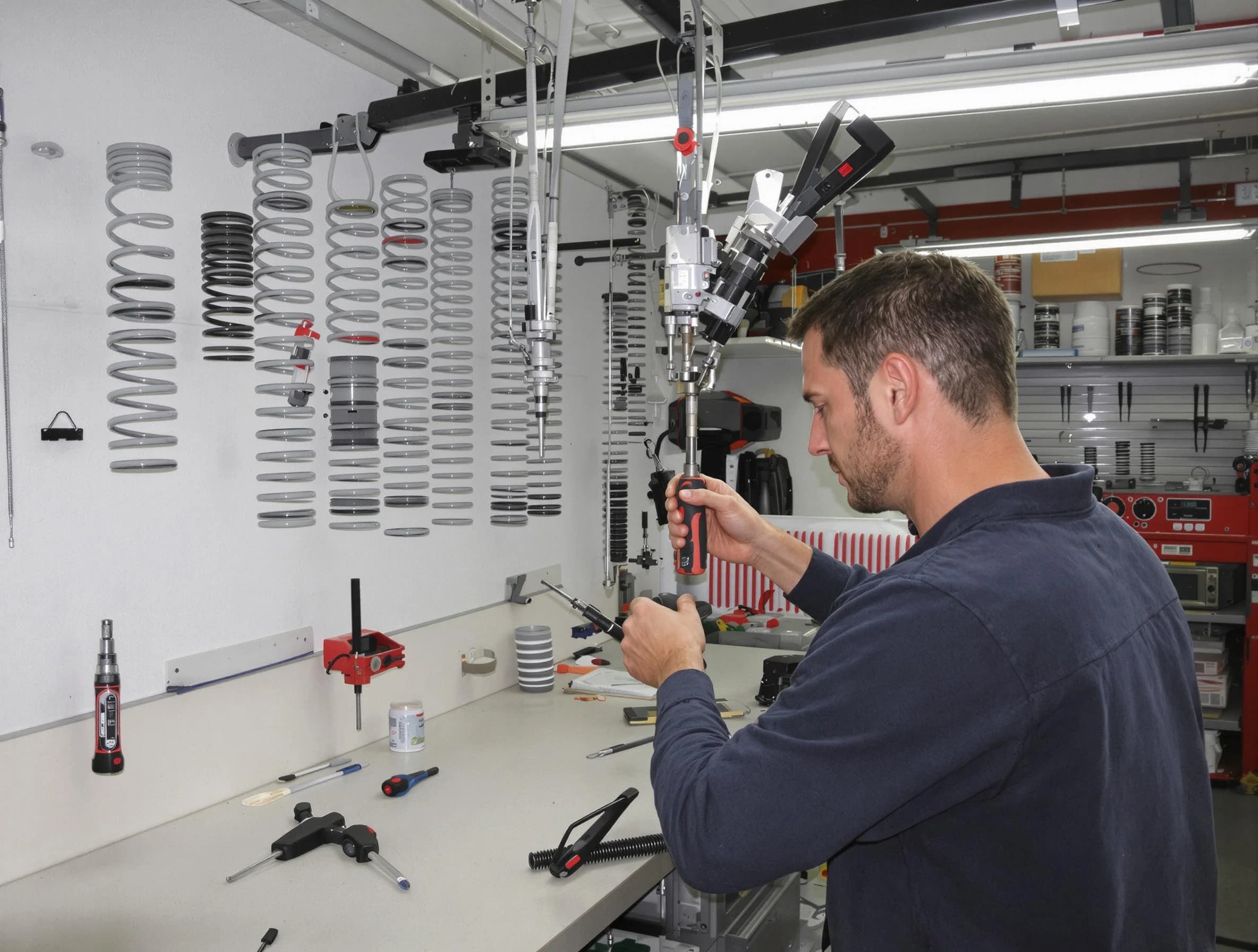 Maricopa Garage Door Repair safety certified technician performing precision spring replacement in Maricopa