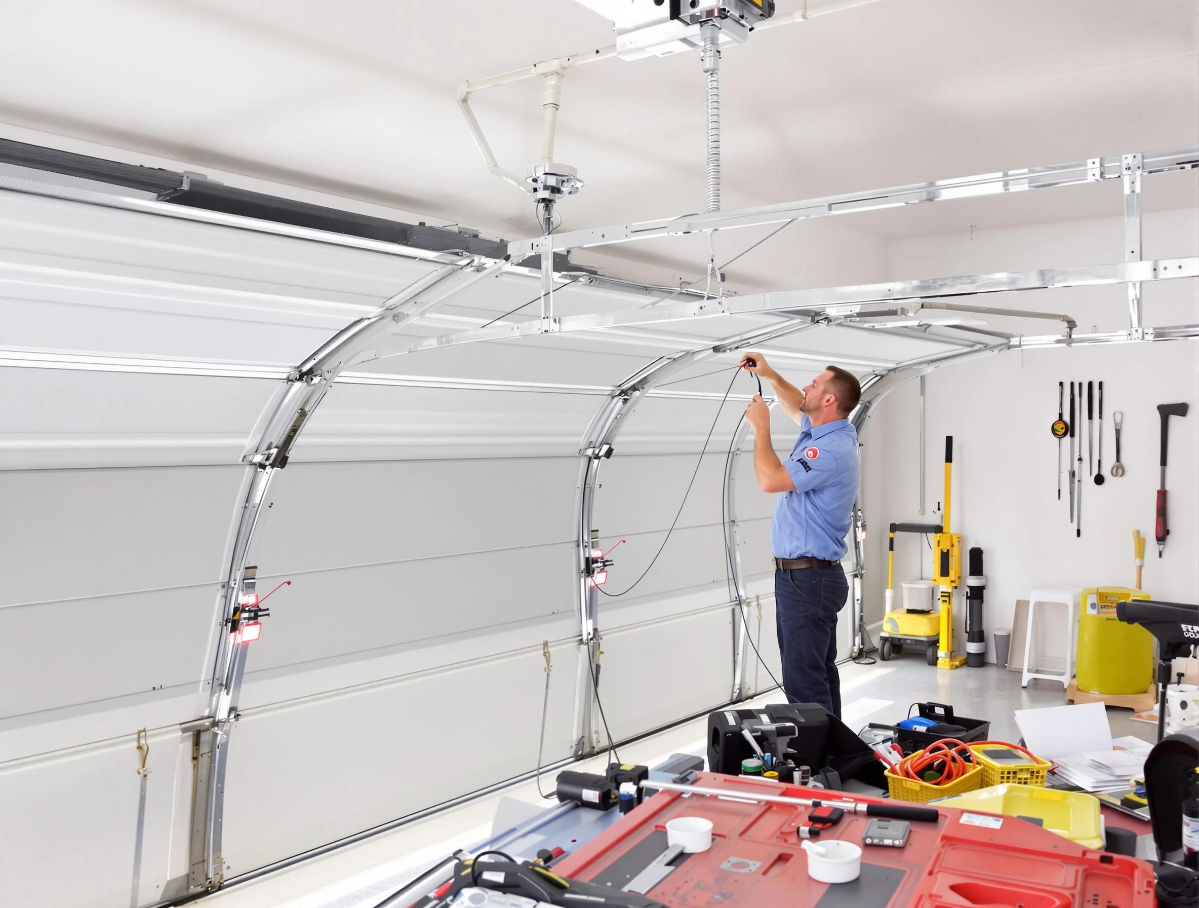 Garage door cable repair service by Maricopa Garage Door Repair in Maricopa