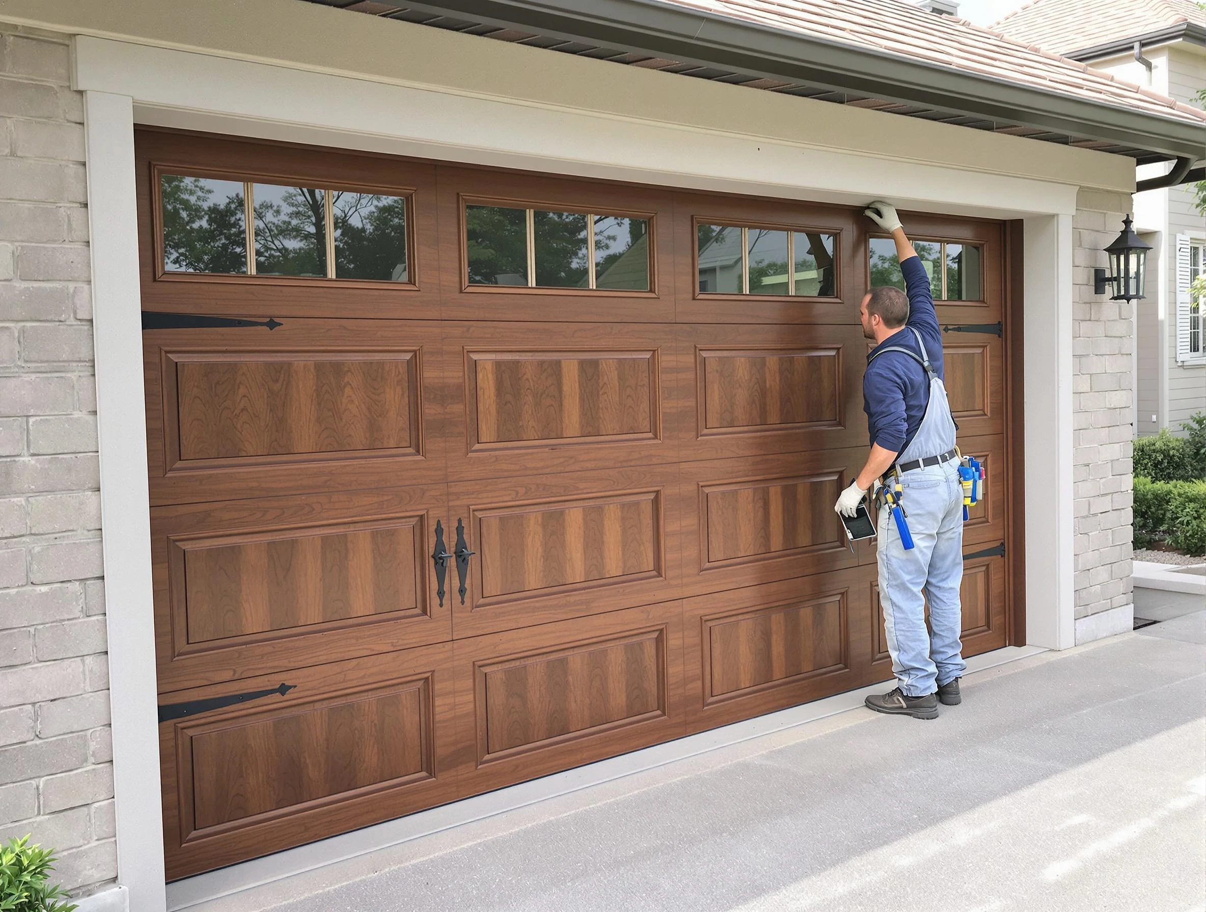 Custom garage door showcase by Maricopa Garage Door Repair in Maricopa