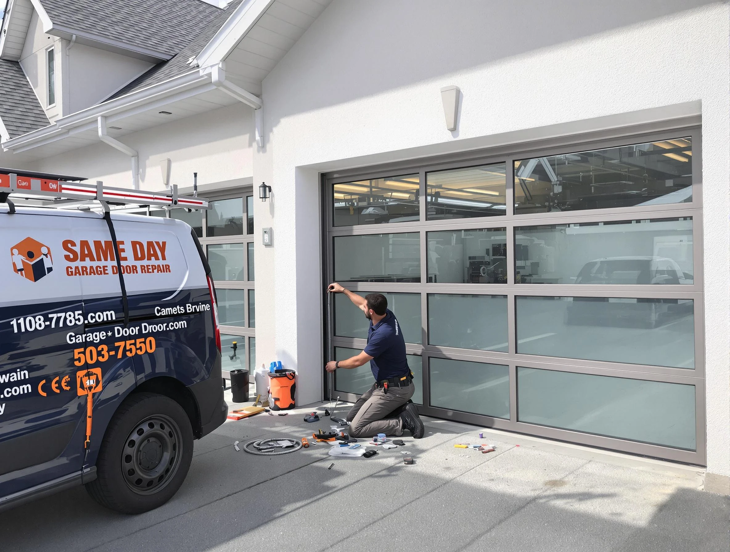 Same-day garage door repair service by Maricopa Garage Door Repair in Maricopa
